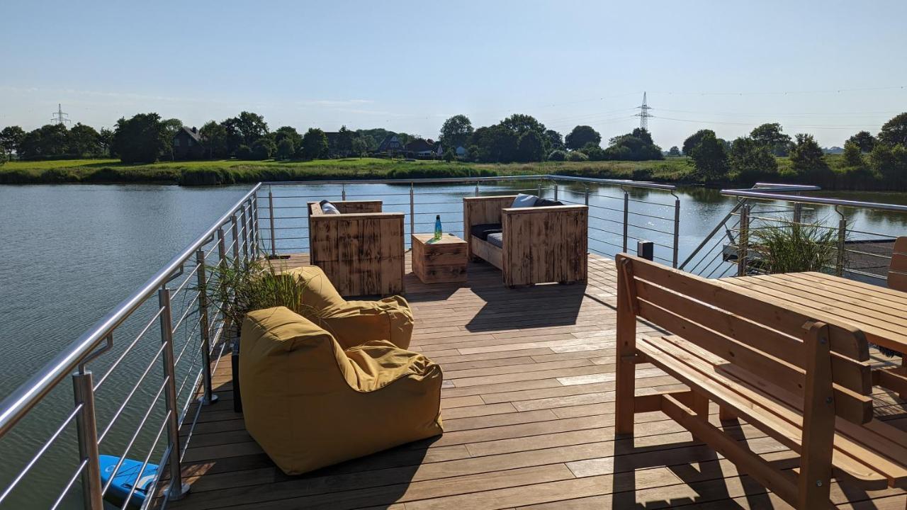 Hausboot Wangermeerblick Schillig Extérieur photo
