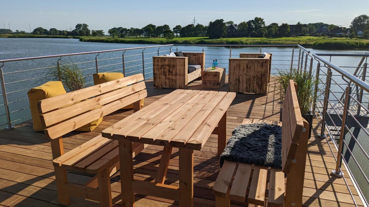 Hausboot Wangermeerblick Schillig Extérieur photo